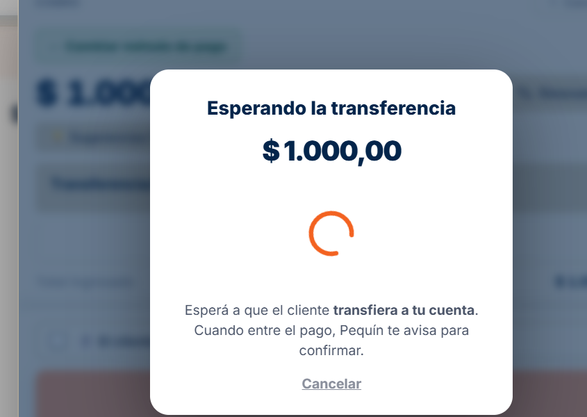 Guardián de transferencias de MercadoPago en Pequín